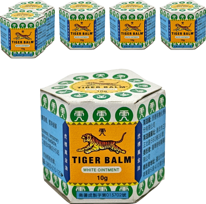 TIGER BALM 虎標 萬金油 白 10g, 6罐