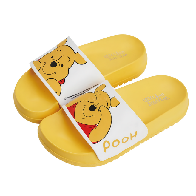 Disney 迪士尼 Winnie the Pooh 小熊維尼 迪士尼 DISNEY室內鞋 台灣製 迪士尼親子拖鞋 童鞋 拖鞋 防水防滑拖鞋
