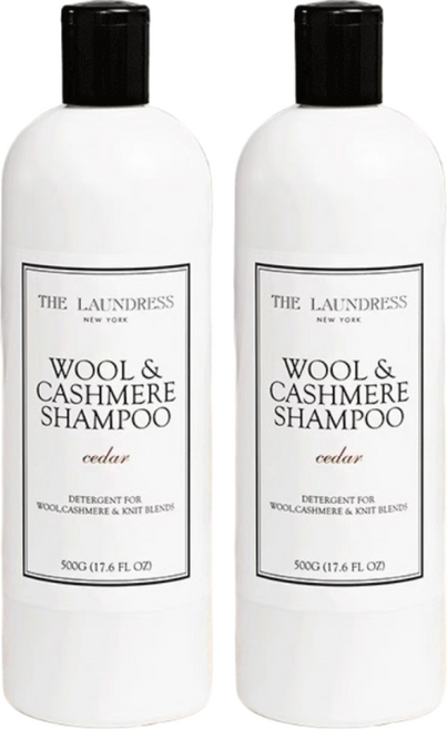 THE LAUNDRESS 羊絨羊毛洗衣精 雙倍濃縮配方 雪松香氛 溫和護理 適合天然纖維, 500g, 2瓶