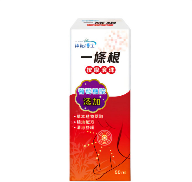 統欣生物科技 體貼博士 一條根按摩滾珠 60ml 草本精油滾珠瓶 清涼舒緩, 1個, 1入