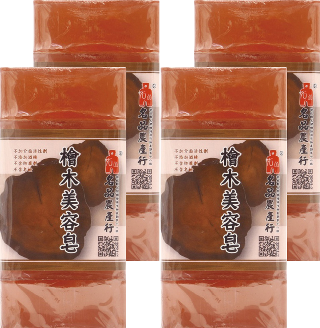 名品農產行 檜木精油美容皂 5入, 500g, 4組
