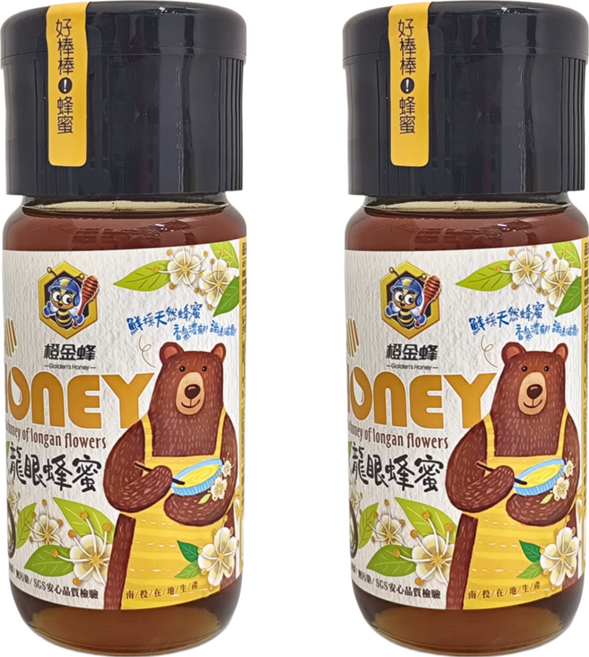 Golden's Honey 橙金蜂 龍眼花蜜, 700g, 2罐