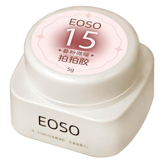 EOSO 拍拍膠, 15 暮粉微暖, 5g, 1罐