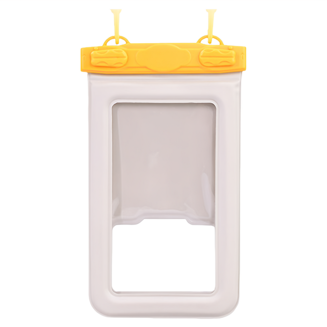 Tteoobl 特比樂 浮潛玩水雙層加厚手機氣囊飄浮密封袋 - 陽光黃