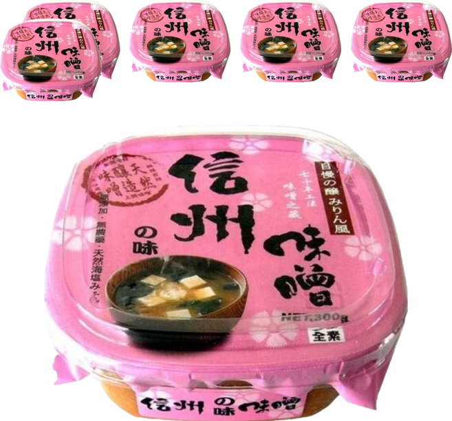 味榮 信州的味天然味噌, 300g, 6盒