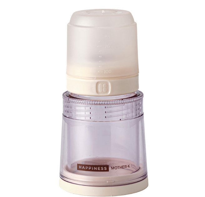 MOTHER-K Ecozen 折疊嬰兒奶瓶 伸縮設計 250ml, 晨曦白, 1個