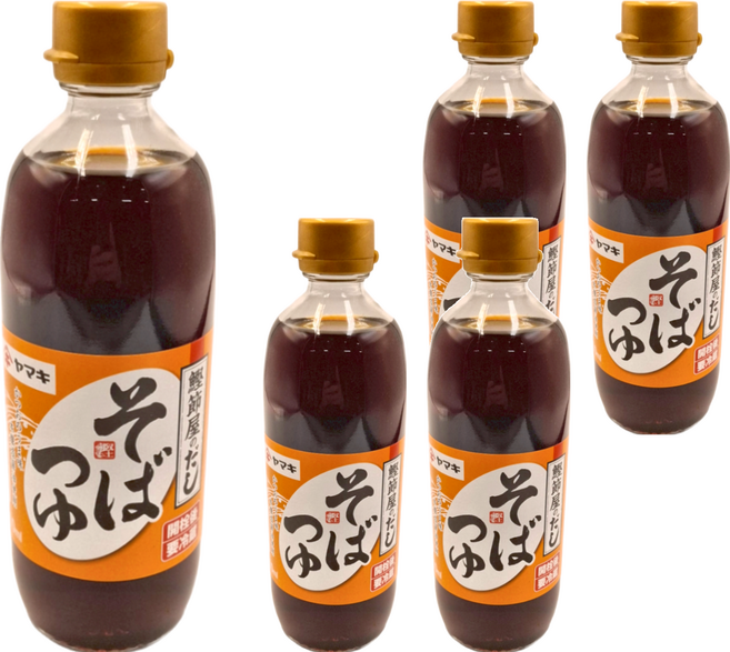 Yamaki 雅媽吉 蕎麥麵之友風味醬油, 500ml, 5瓶