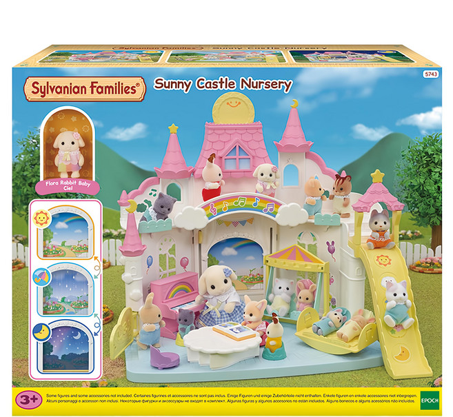 EPOCH Sylvanian Families 森林家族 玩偶套裝 5743, 陽光城堡幼兒園, 1盒