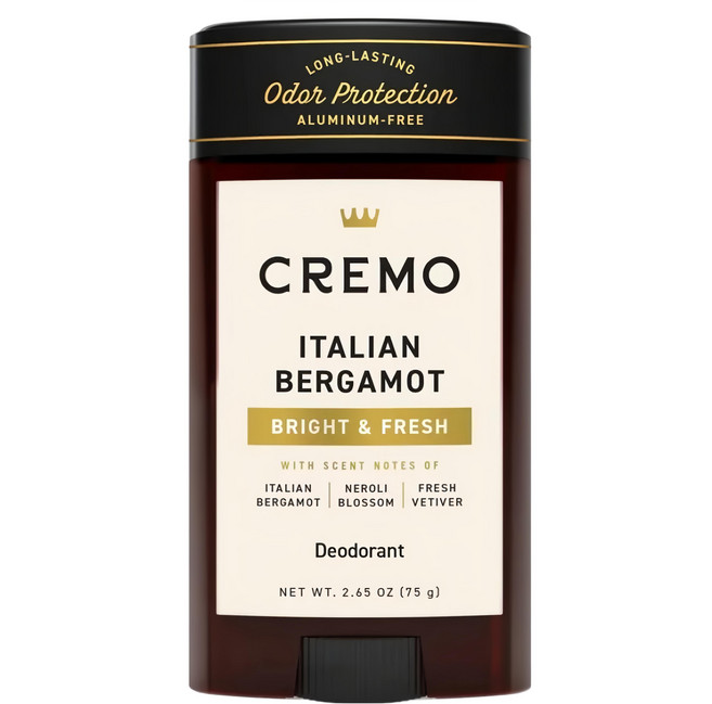 CREMO 體香膏 義大利佛手柑, 75g, 1瓶