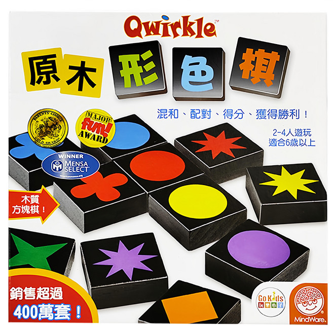 MindWare GoKids Owirkle 原木形色棋 6歲以上適用, 1盒