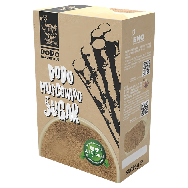 DODO 模里西斯細黑糖, 500g, 1盒