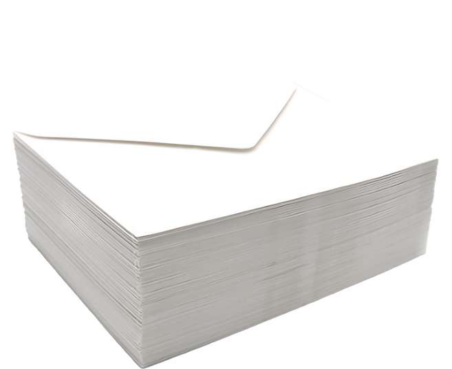 Maumdama Heartily 空白明信片信封 165 x 115 mm, 100張, 白色