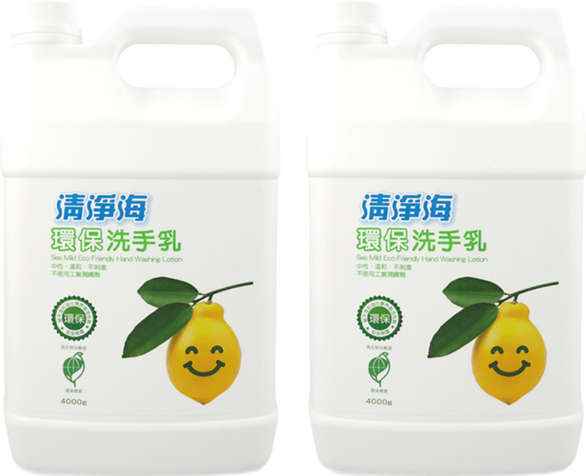 清淨海 環保洗手乳, 4000g, 2桶