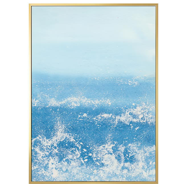 BOLUO GALLERY 菠蘿選畫所 海浪意韻 APAA4608G 掛畫, 金色