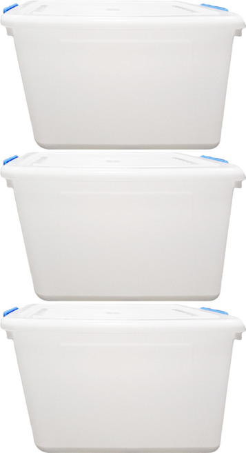 KEYWAY 聯府 多用途整理箱 110L, 白色, 3個