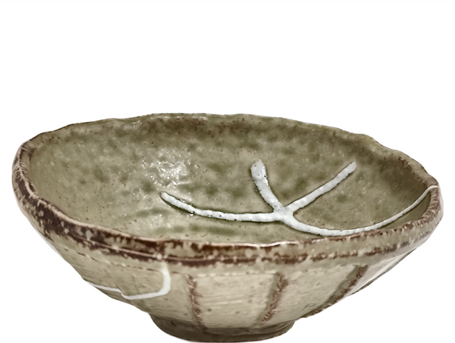 灰綠白流4缽 日本製 13.4 x 5.4cm XL11074-3 1個, 單色