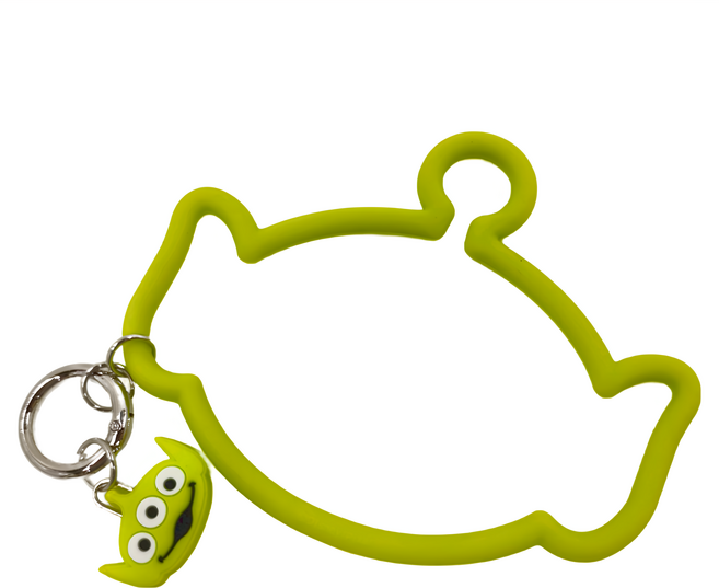 TOY STORY 玩具總動員 萬用掛飾 CA952-4 13.3 x 10.4cm, 三眼怪 綠色, 1個