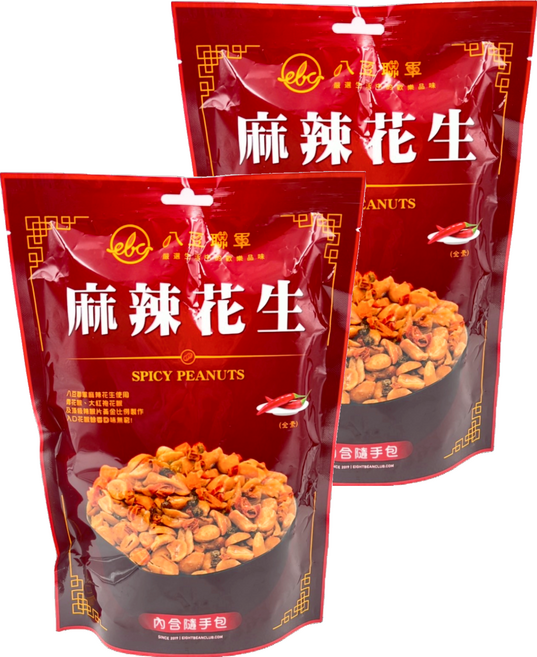 八豆聯軍 麻辣花生 100g, 2包