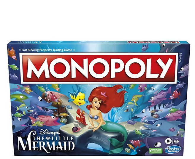 Hasbro 孩之寶 地產大亨 英文原文版, 小美人魚 收藏版 多色, 1個