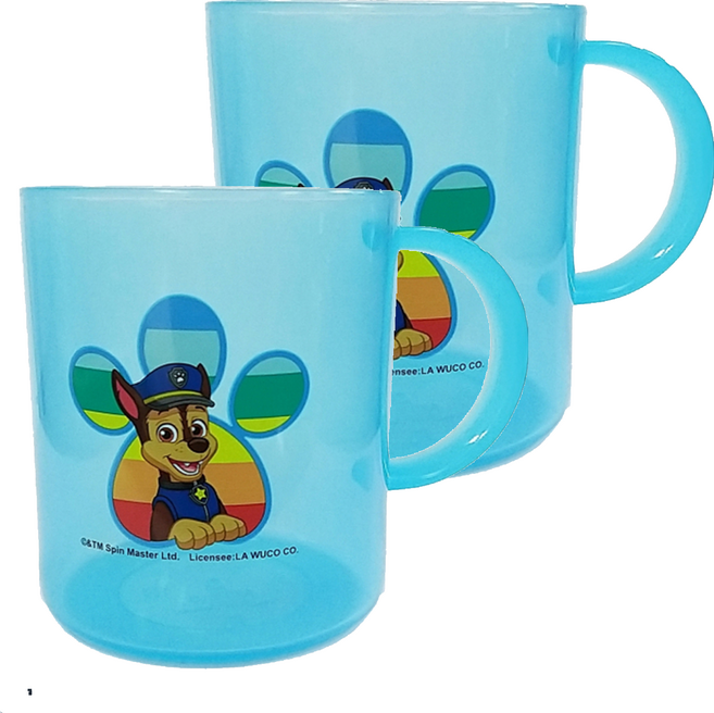 PAW PATROL 汪汪隊立大功 可愛牙刷杯, 藍色, 2個