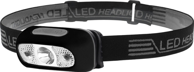 SELPA 夜行者 專業級 LED防水強光感應式頭燈, 1個, 黑色