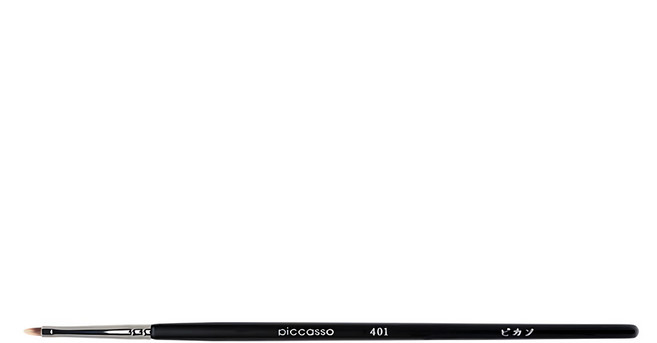 PICCASSO 畢卡索 新款眼線刷 #401, 黑色, 1支