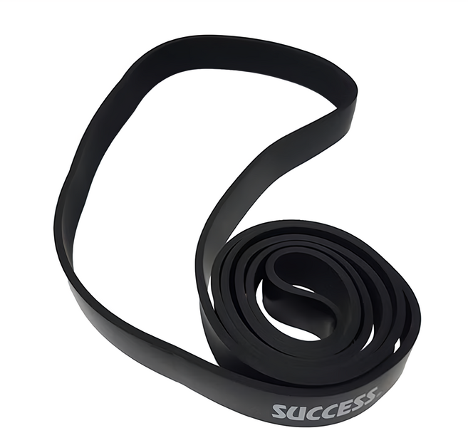 SUCCESS 成功 乳膠訓練拉力帶 專業用 拉力約18~40kg, 黑色, 1條