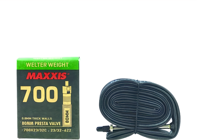 MAXXIS 瑪吉斯 可拆式氣嘴 法式氣嘴內胎 公路車適用 700X23/32C, 1條