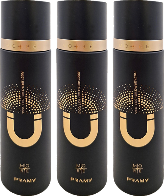 PRAMY 柏瑞美 磁吸定妝噴霧 柔焦霧面 (無酒精版), 3瓶, 100ml