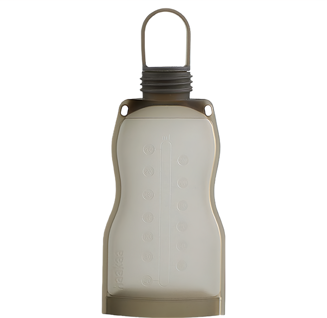 haakaa 矽膠多功能母乳儲存袋 可重複使用 260ml, 2個, 1組