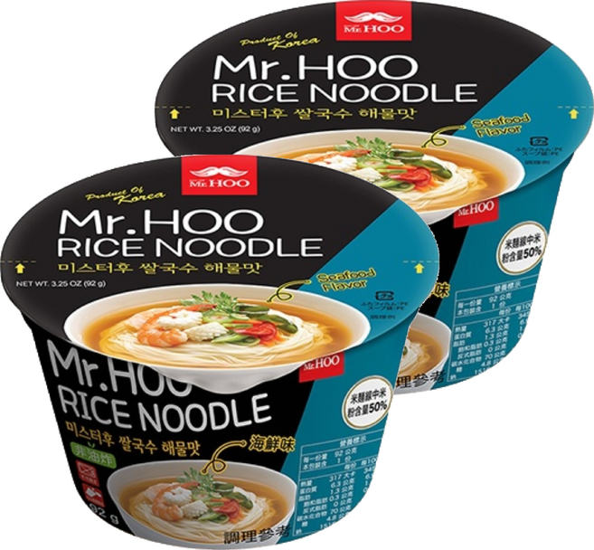 Mr.HOO 米麵線 海鮮味 92g, 2入