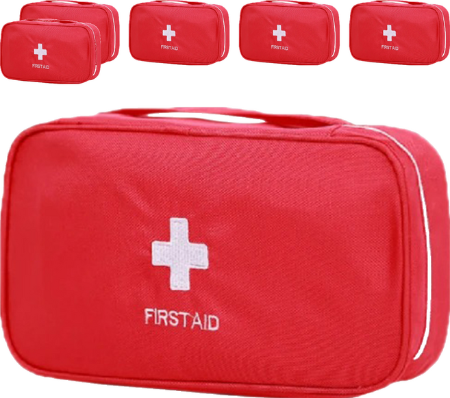 小麥購物 醫藥急救包 Y598 蘋果紅, 6個