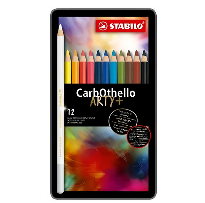 STABILO 思筆樂 奧賽樂水性粉彩筆 ST1412-6, 12色, 1盒