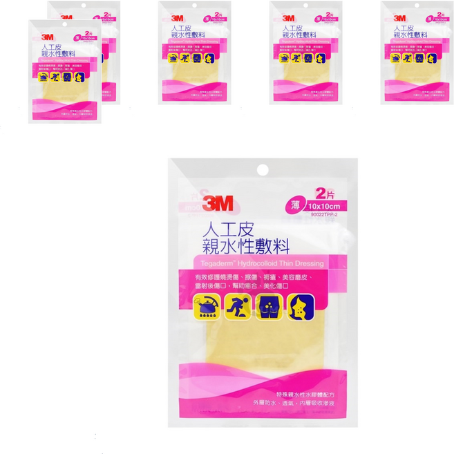 3M Tegaderm 人工皮 2片, 6包