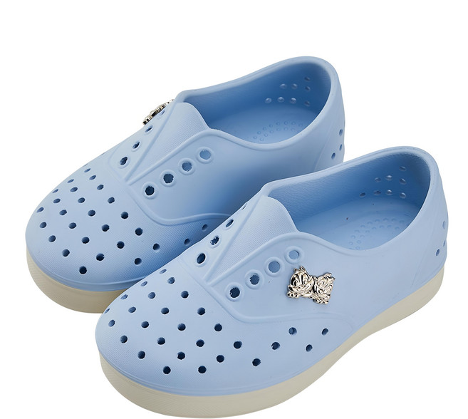 BORUI 柏睿鞋業 奇奇蒂蒂造型休閒雙色水鞋