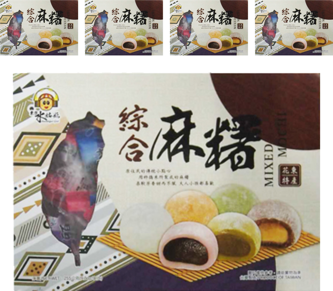 東方水姑娘 綜合麻糬, 255g, 5盒