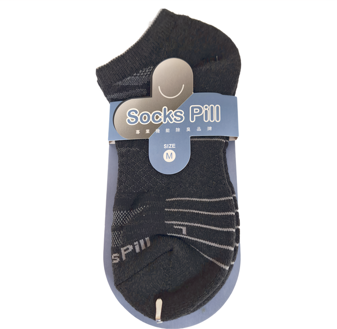 Socks Pill 機能除臭抗菌足弓運動短襪 SP-1001