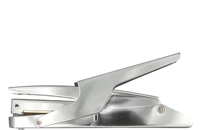 KW-triO 堡勝企業 05160CP 訂書機 冷軋鋼板聚乙烯材質, 鍍銀, 1個