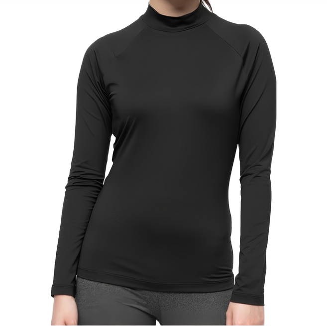 CARET 女款涼感小立領長袖上衣 快速吸汗 乾燥防曬