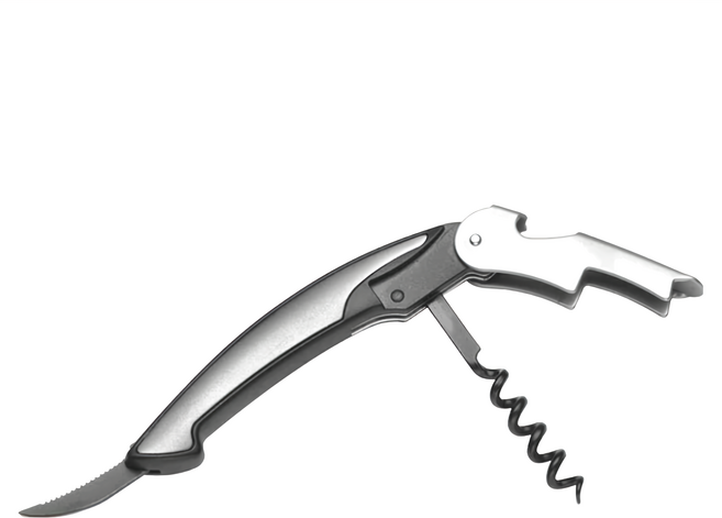 reflects 鸚鵡酒保型開酒器, 灰色, 1個