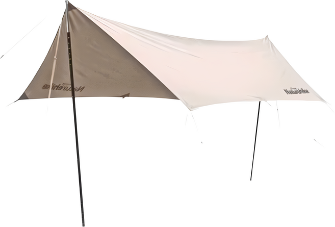 Naturehike 挪客 舒 輕奢風戶外棉布六角天幕 炊事帳 Glamping系列 展開448 x 292cm 收納13 x 60cm 1個, 流沙金