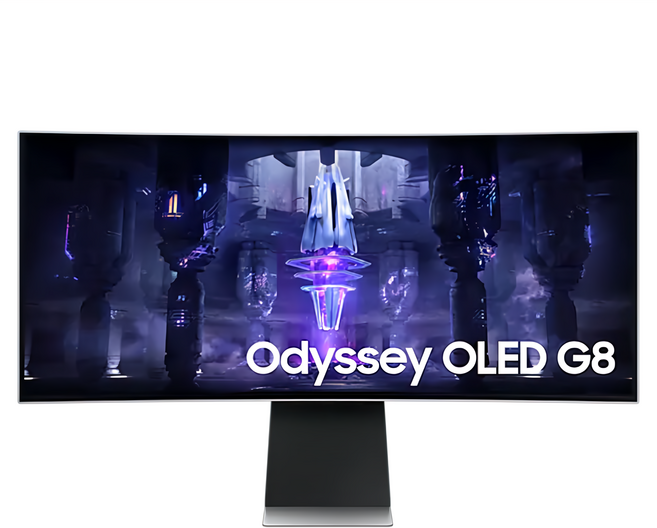 SAMSUNG 三星 Odyssey OLED G8 曲面電競螢幕, 34吋, S34BG850SC