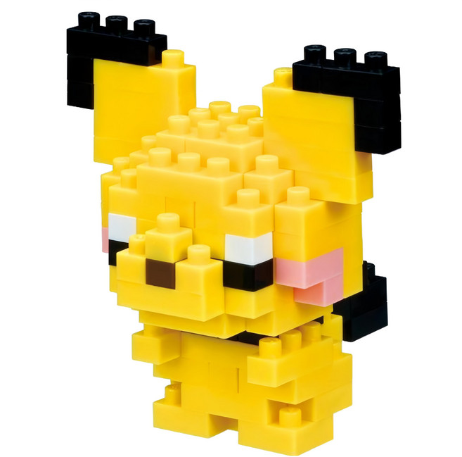 nanoblock 河田積木 KWD 積木 NBPM 028 皮丘 130, 1個, 黃色