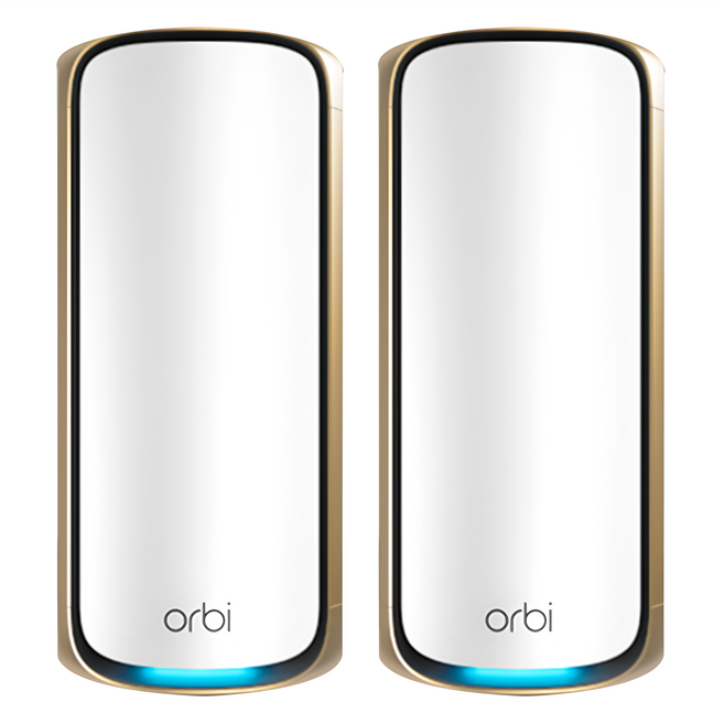 NETGEAR orbi 台灣公司貨 Orbi BE27000 四頻 WiFi 7 Mesh 路由器 + 延伸衛星, RBE972S, 1組