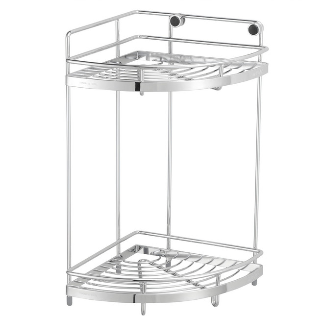 DAY&DAY 日日家居 雙層轉角架 掛放兩用 ST3033S-2CH #304 不鏽鋼, 銀色, 1個