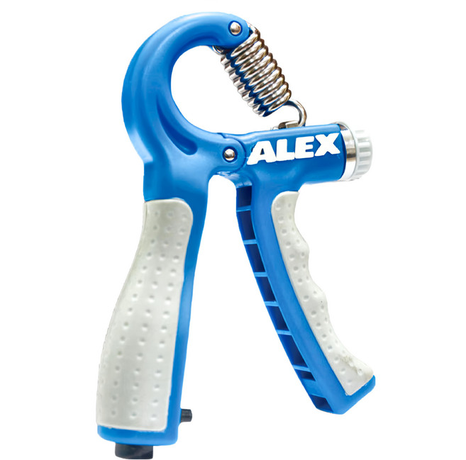 ALEX SPORTS 丹力 計數握力器 B-57, 藍灰, 1個