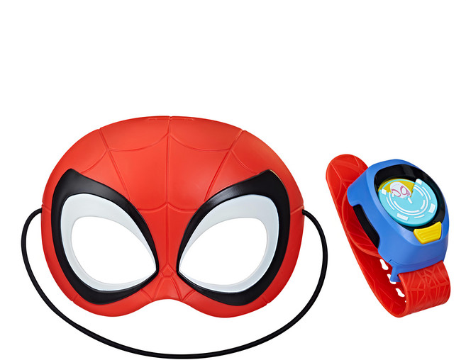 Hasbro 孩之寶 MARVEL 漫威 蜘蛛人與他的神奇好友們蜘蛛人通訊連結及面具組, 1組, 多色