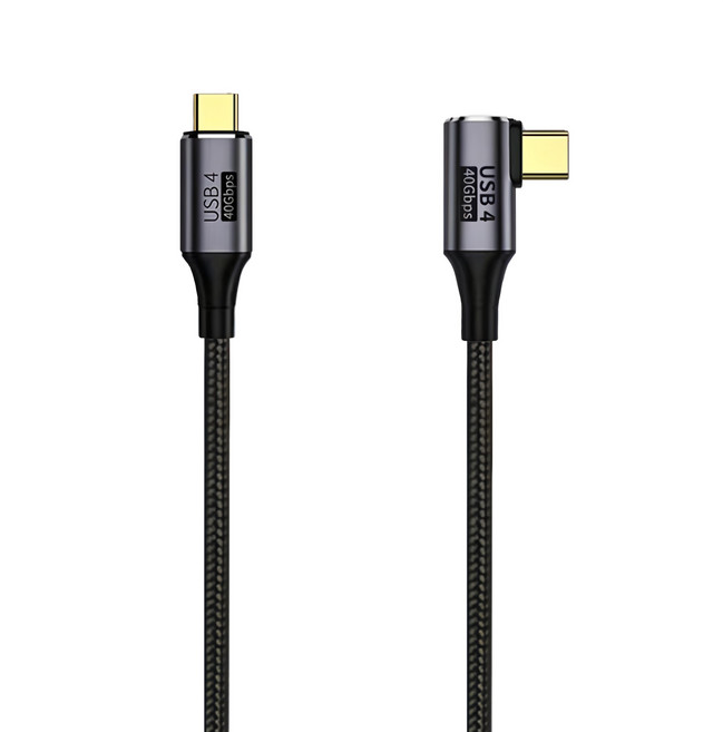 魔宙 USB4 8K 60Hz 40Gbps 100W大功率 高速影音傳輸線, 編織線, 1m, 1條