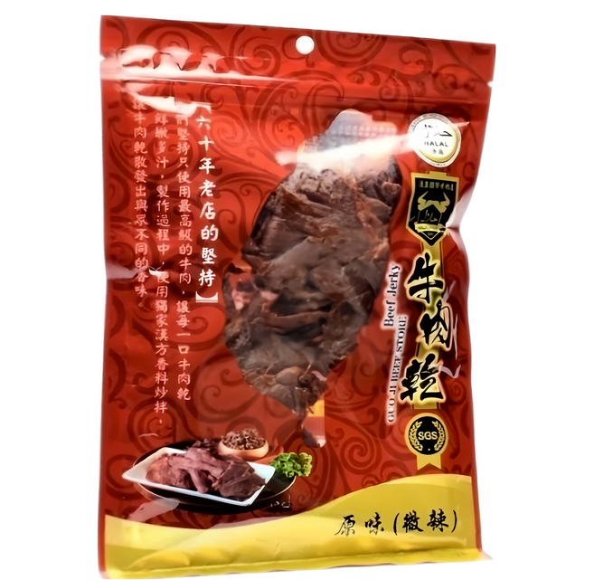 清真國際牛肉店 牛肉乾, 180g, 1包