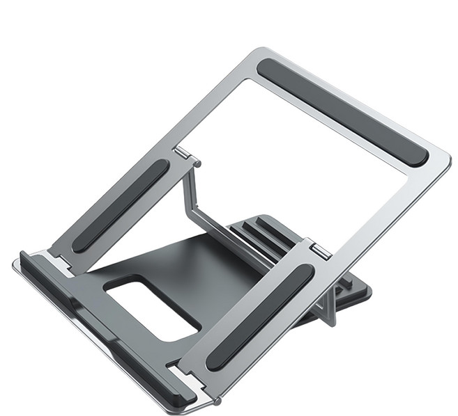 OMG 鋁合金筆記型電腦散熱支架 T8, 銀色, 1個